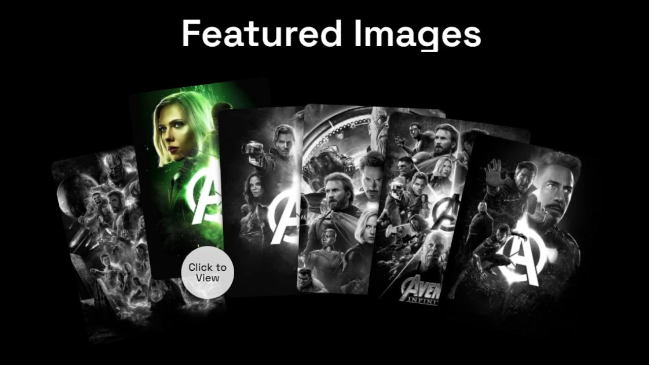 Photo Hover Showcase